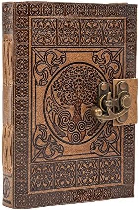 Leder-Notizbuch „Baum des Lebens“