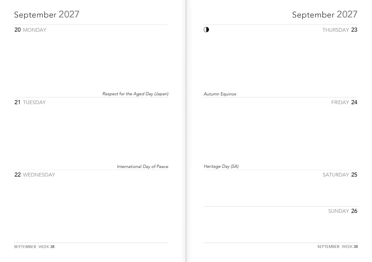Taschenkalender „Sternennacht“ 2027