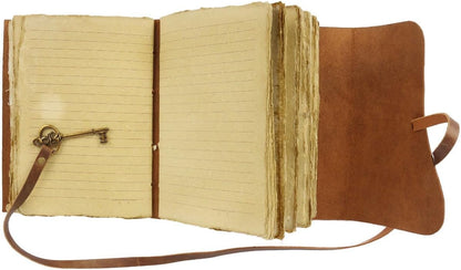 Vintage Key Leather Journal