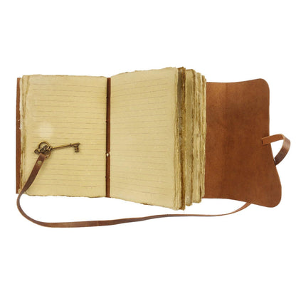 Vintage Key Leather Journal