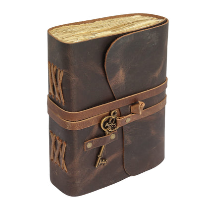 Vintage Key Leather Journal