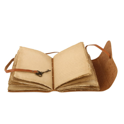 Vintage Key Leather Journal