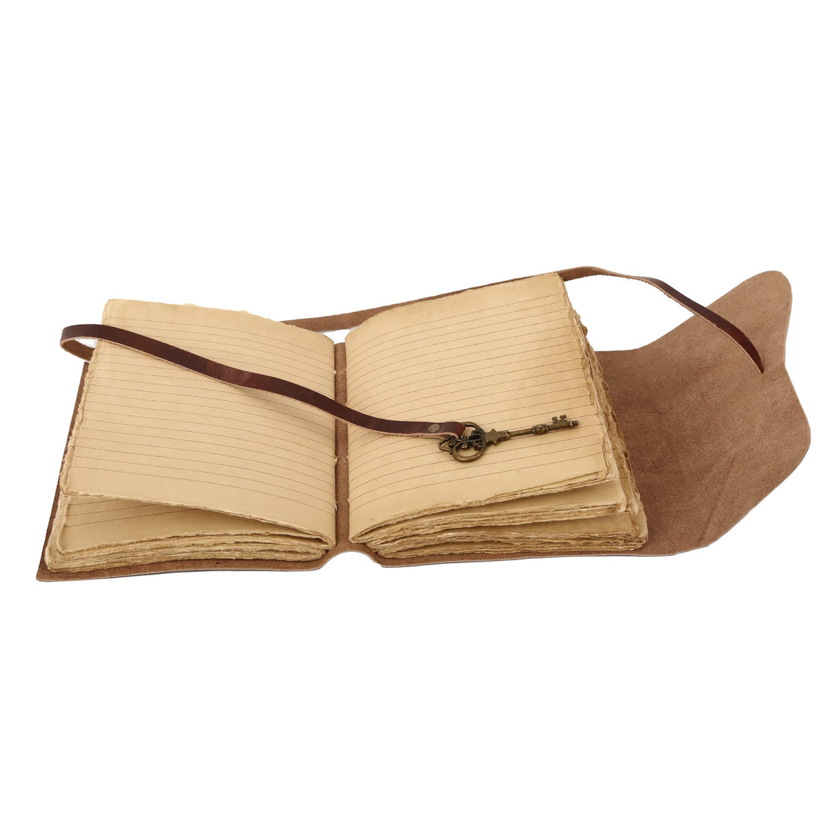 Vintage Key Leather Journal