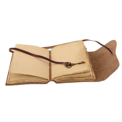 Vintage Key Leather Journal