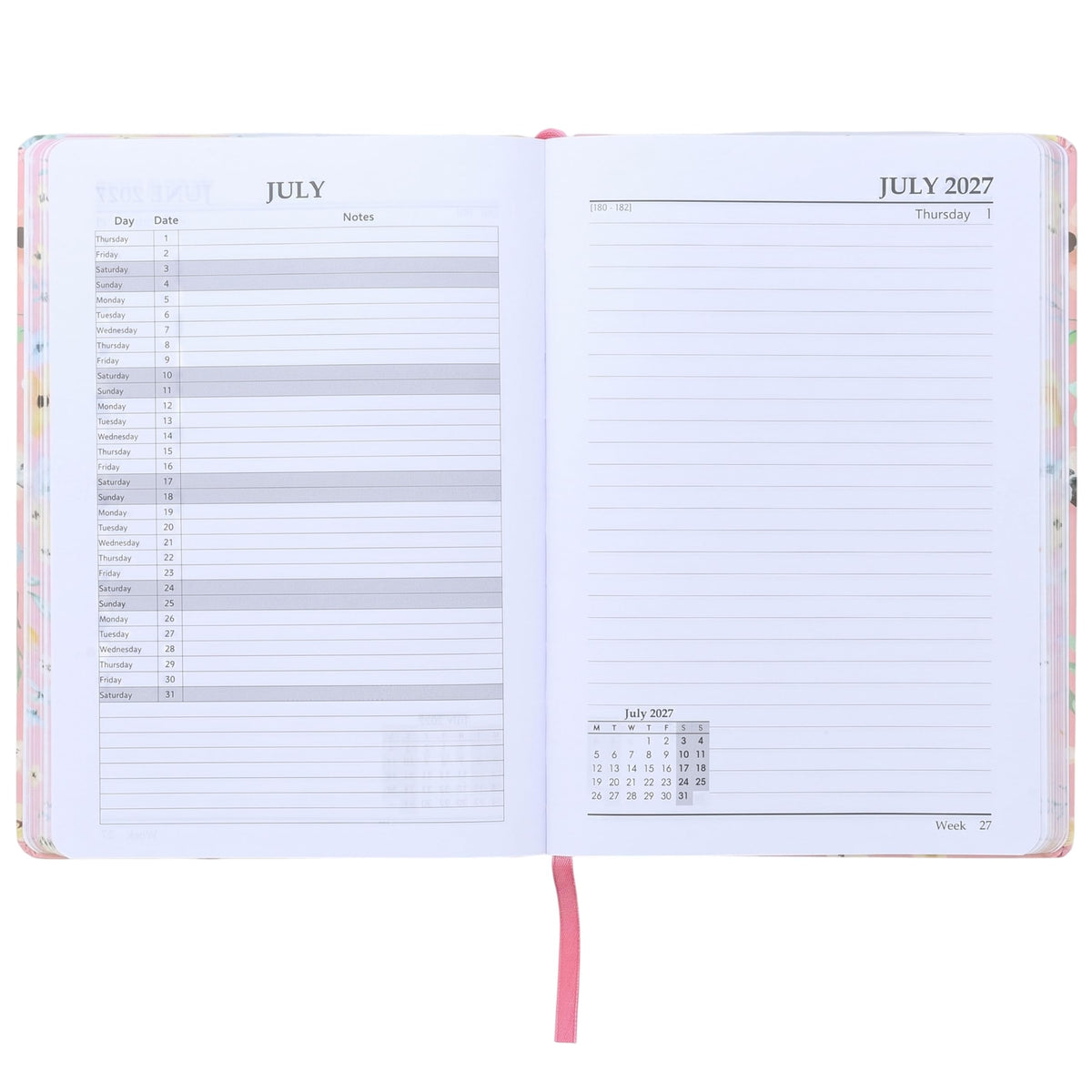 Bird Day-a-Page Diary 2027