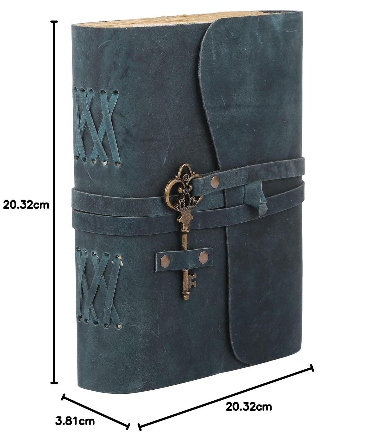 Vintage Key Leather Journal