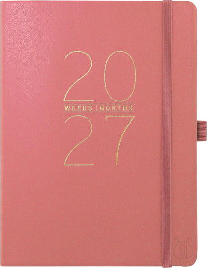 18-Monats-Planer 2026–27 in Mauve