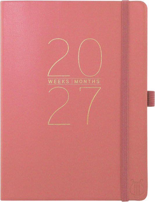 18-Monats-Planer 2026–27 in Mauve