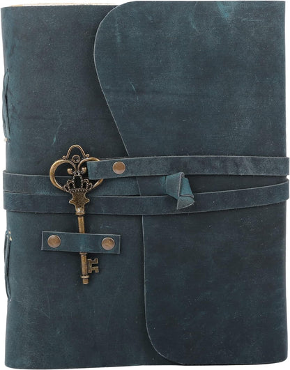 Vintage Key Leather Journal