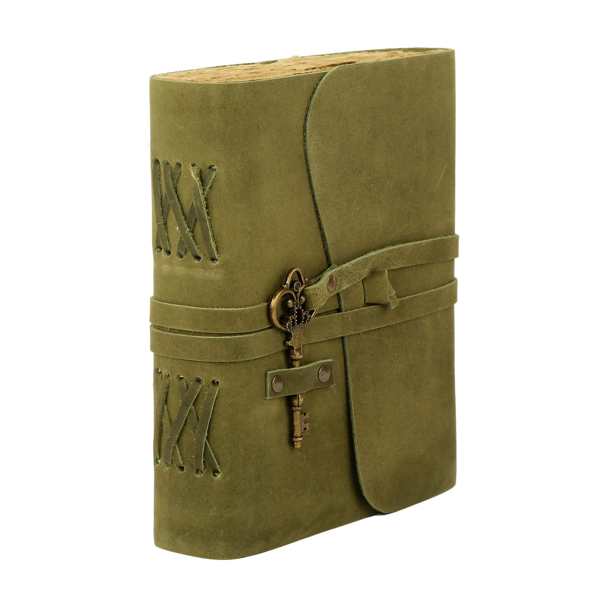 Vintage Key Leather Journal