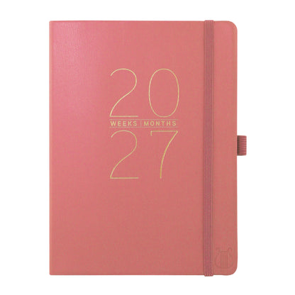 18-Monats-Planer 2026–27 in Mauve