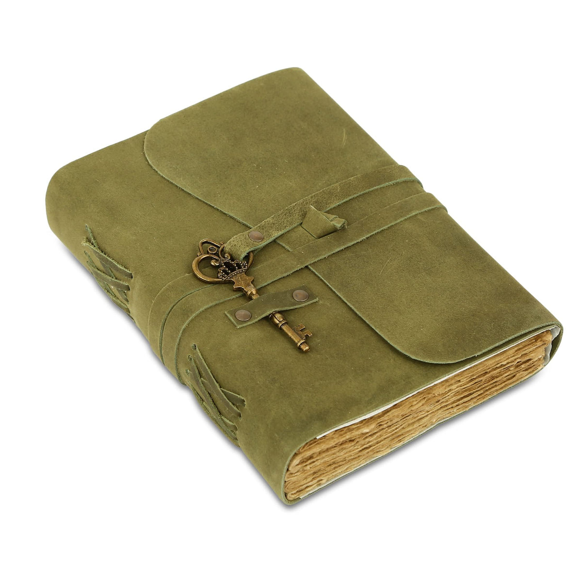Vintage Key Leather Journal
