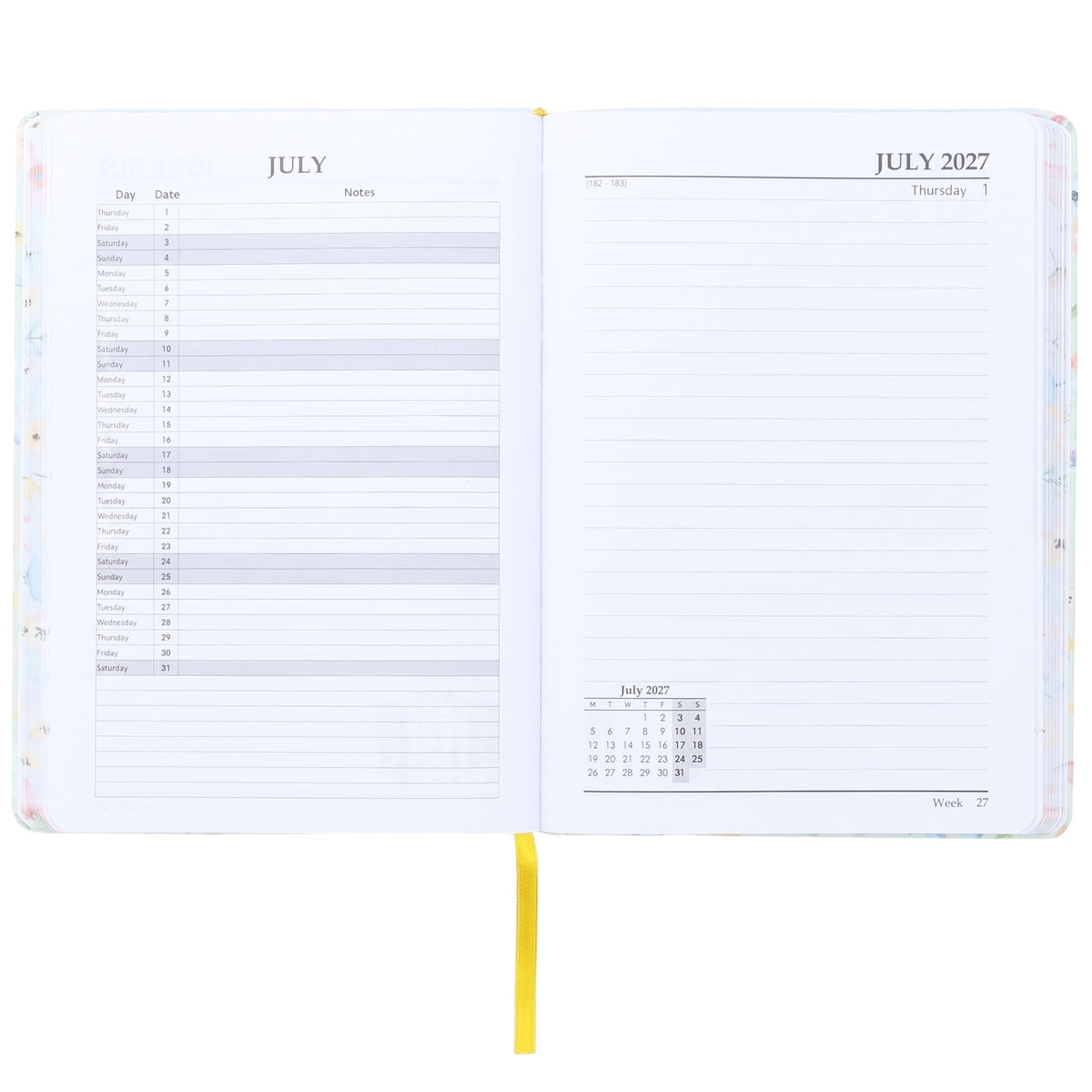 Bird Day-a-Page Diary 2027