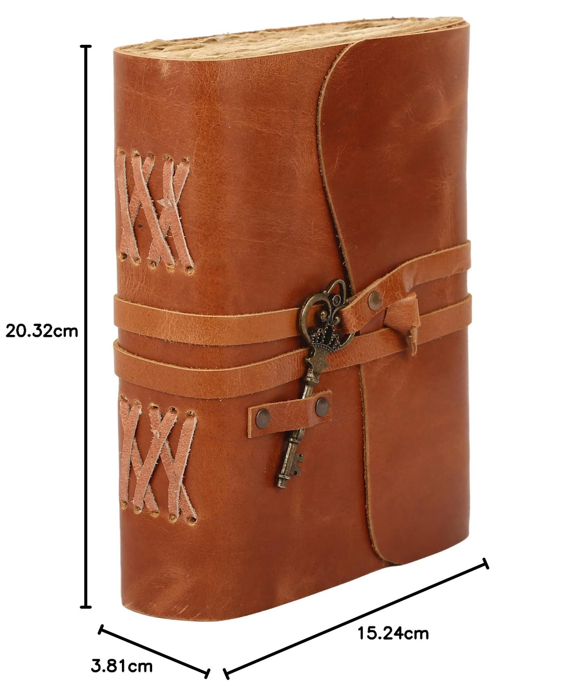 Vintage Key Leather Journal