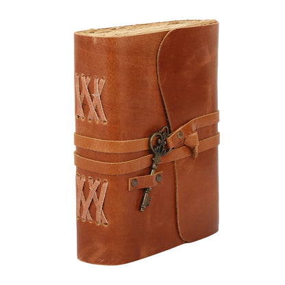 Vintage Key Leather Journal