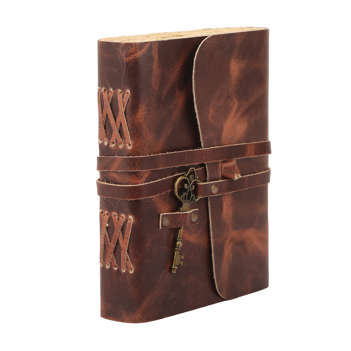 Vintage Key Leather Journal