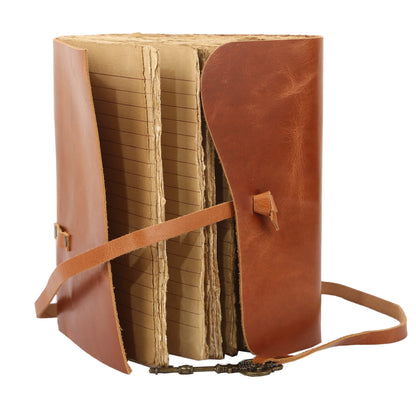 Vintage Key Leather Journal