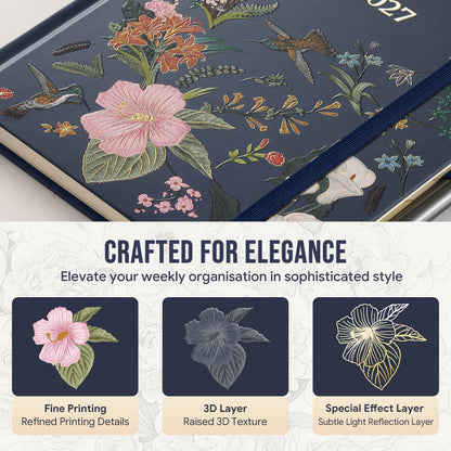2027 Weekly Diary – Colour & Layout Options