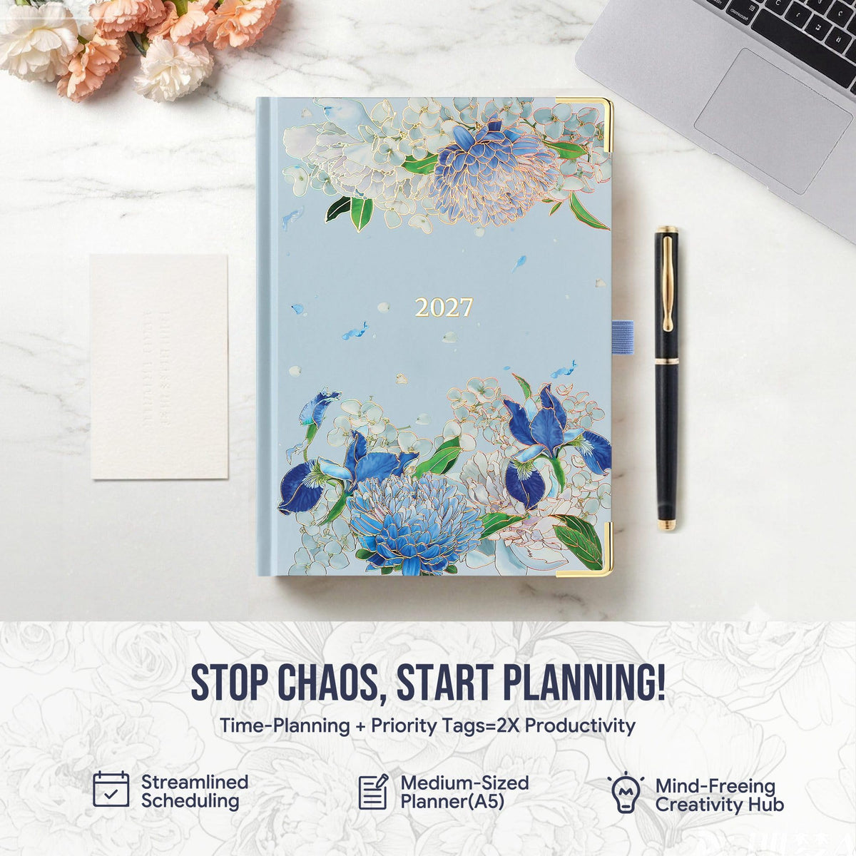 2027 Weekly Diary – Colour & Layout Options