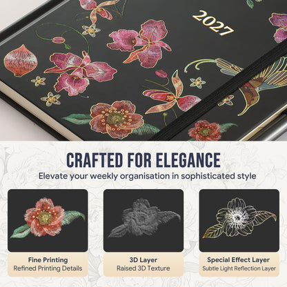 2027 Weekly Diary – Colour & Layout Options