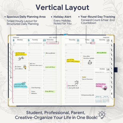 2027 Weekly Diary – Colour & Layout Options