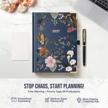 2027 Weekly Diary – Colour & Layout Options