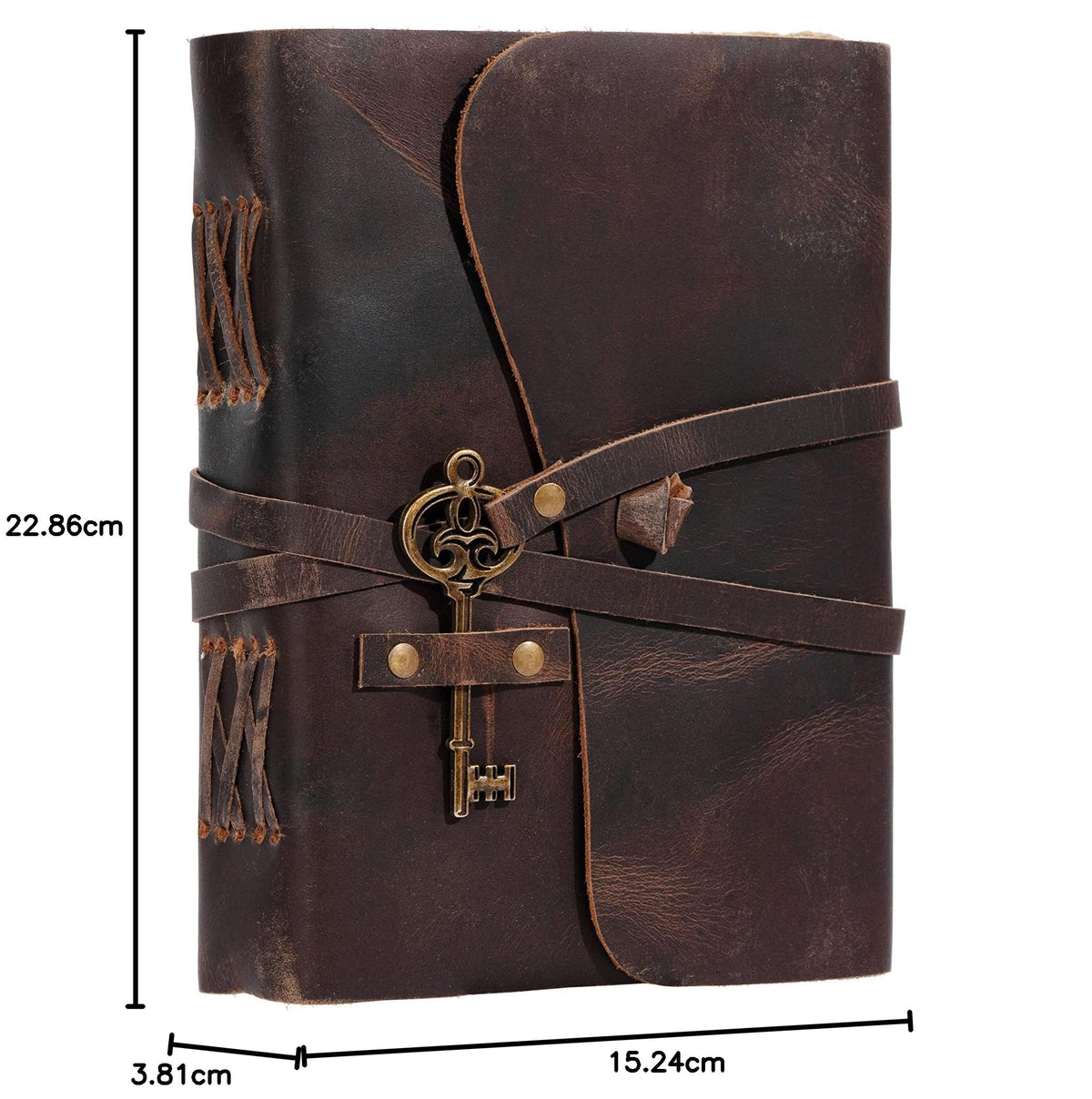 Vintage Key Leather Journal