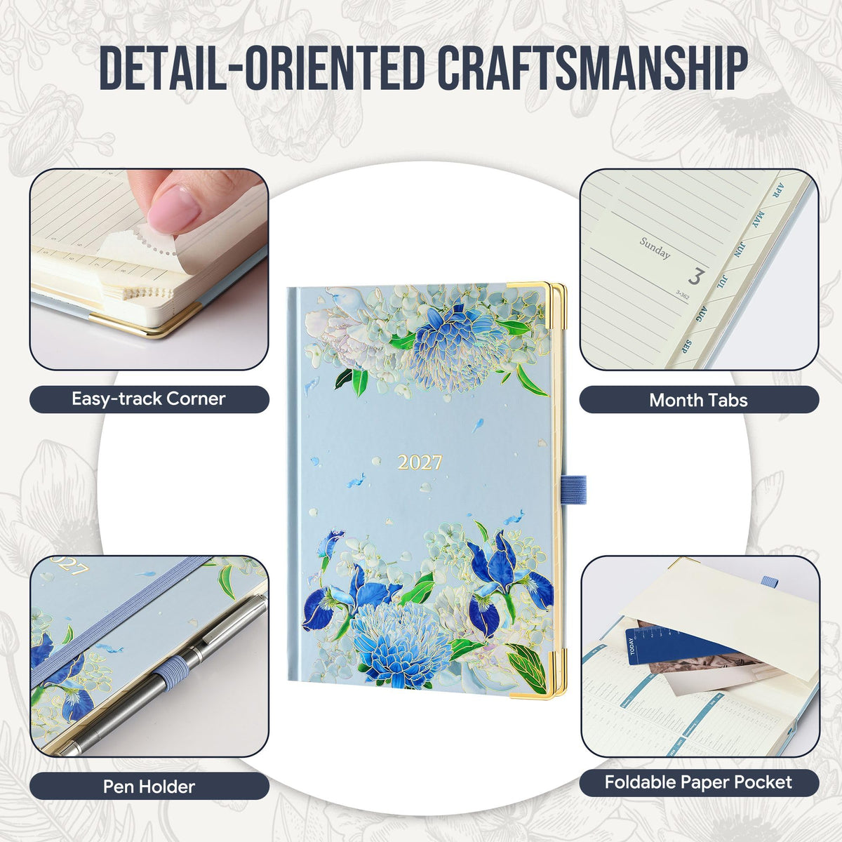 2027 Weekly Diary – Colour & Layout Options