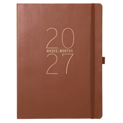 18-Monats-Planer 2026–27 in Mauve