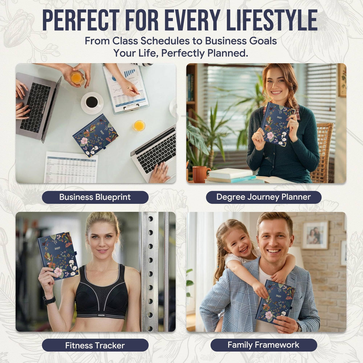 2027 Weekly Diary – Colour & Layout Options