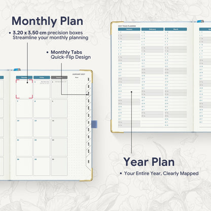 2027 Weekly Diary – Colour & Layout Options