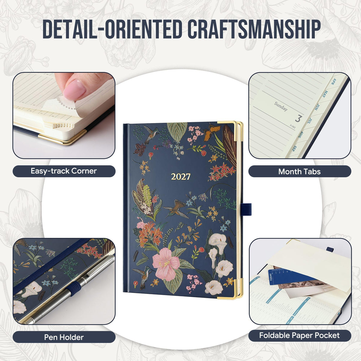 2027 Weekly Diary – Colour & Layout Options