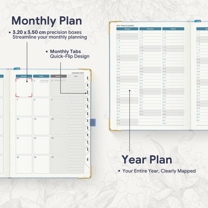 2027 Weekly Diary – Colour & Layout Options