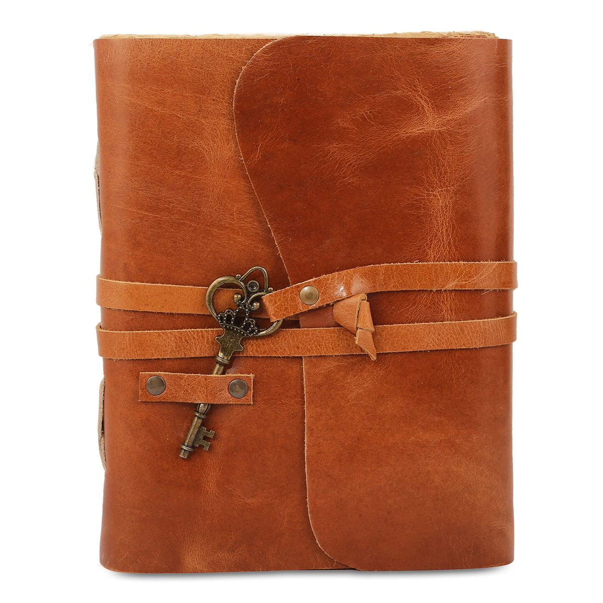 Vintage Key Leather Journal