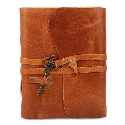 Vintage Key Leather Journal