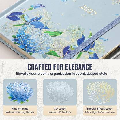 2027 Weekly Diary – Colour & Layout Options