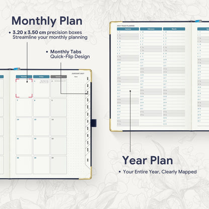 2027 Weekly Diary – Colour & Layout Options
