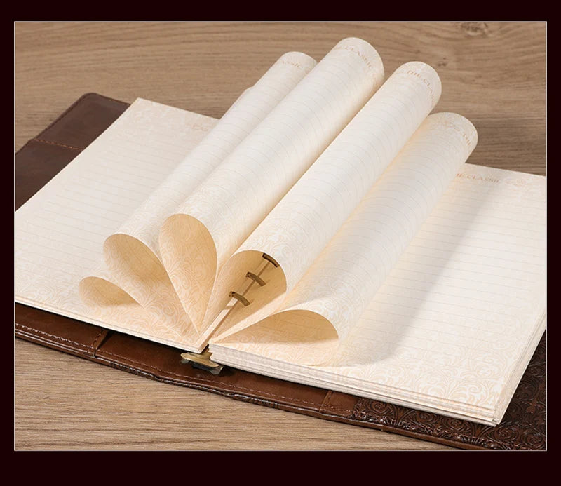 Notizbuch mit Retro-Schloss