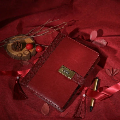 Notizbuch mit Retro-Schloss
